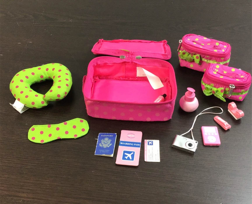 used Our Generation Travel Luggage and Accessory Set