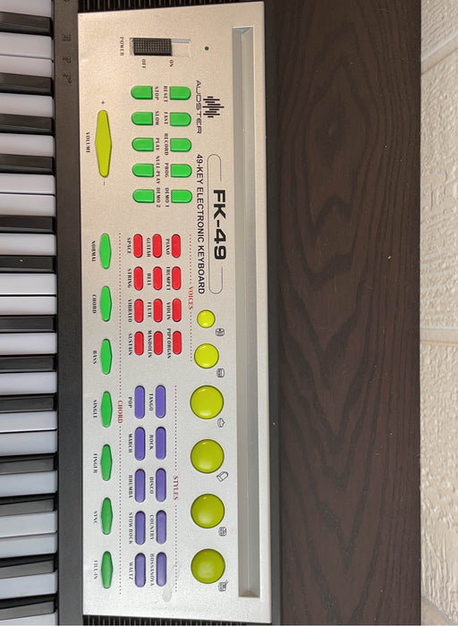 secondhand Audster FK-49 Portable Electronic Keyboard Piano