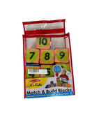 used Melissa & Doug K’s Kids Match & Build Soft Blocks