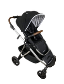 used Mockingbird Single to Double Stroller, 2022, Silver with Penny Leather, Windowpane, Black