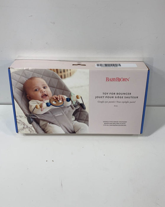 secondhand BabyBjorn Toy For Baby Bouncer, Googly Eyes Pastels