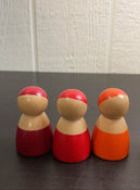 secondhand Montessori Wooden Toys, Peg People