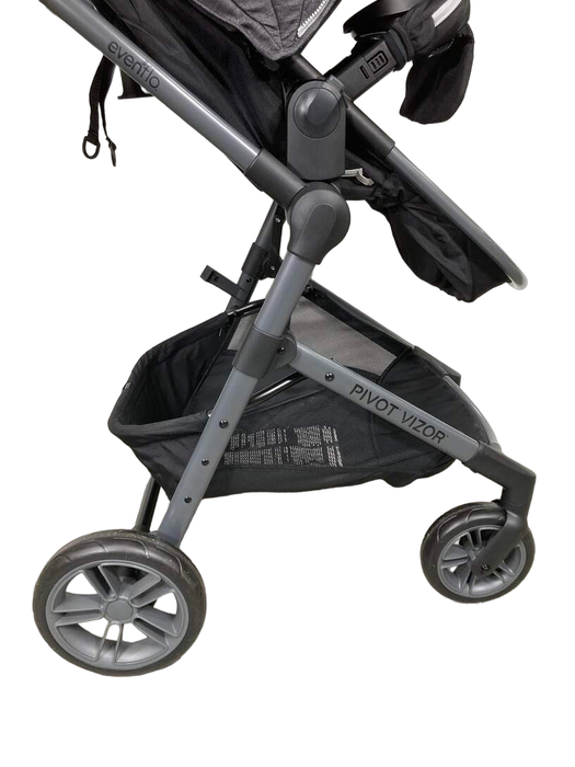 used Evenflo Pivot Vizor Travel System, 2022, Chase Black