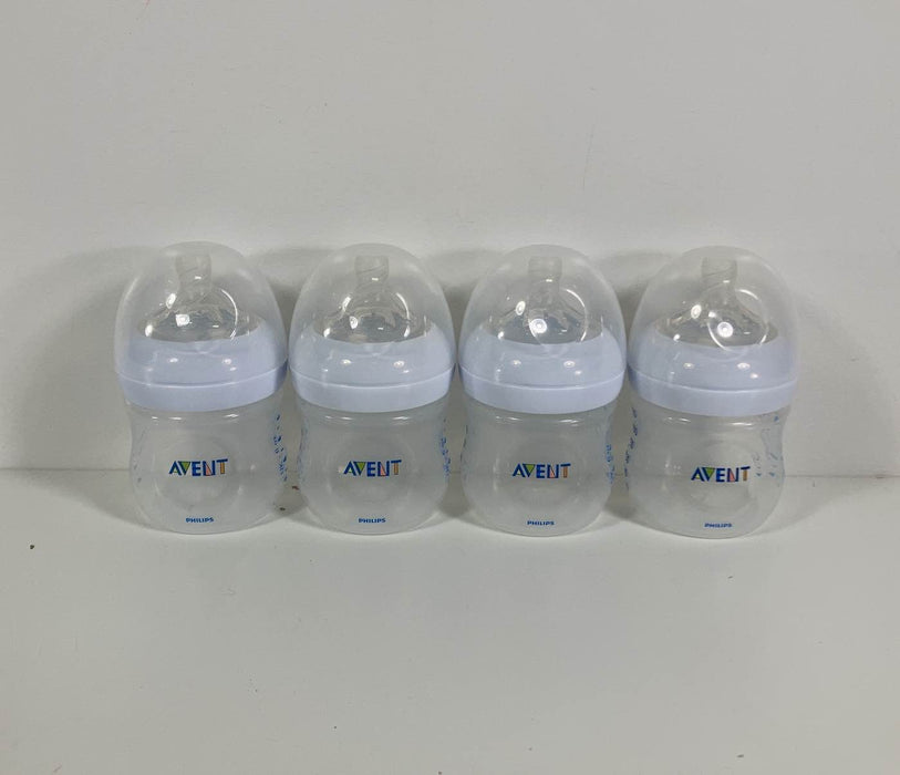 secondhand Philips Avent Natural Baby Bottles, 4oz, 4-Pack