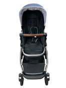 secondhand Mockingbird Single to Double Stroller, 2022, Silver with Penny Leather, Windowpane, Sky