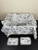 secondhand Little Me 2 in 1 Shopping Cart and High Chair Cover