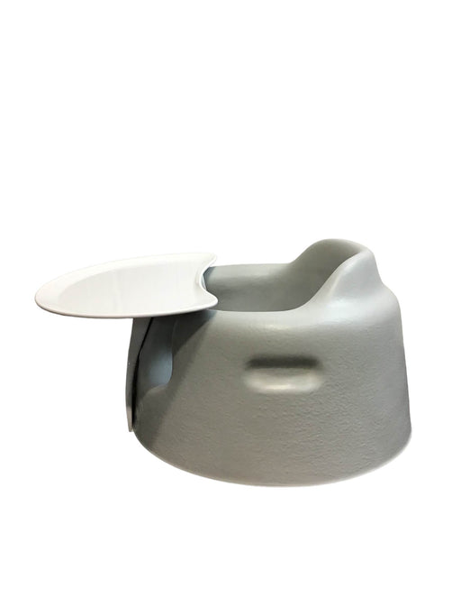 secondhand Bumbo Floor Seat With Play Tray, Cool Grey