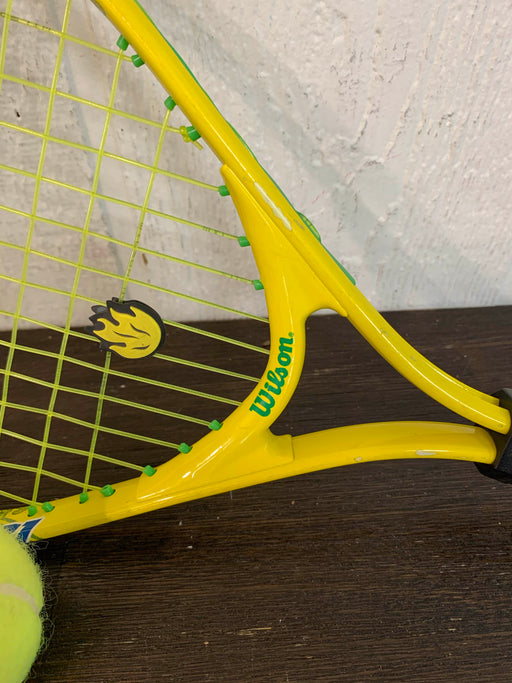 secondhand Wilson Junior 19 Inch Tennis Racquet, Sponge Bob