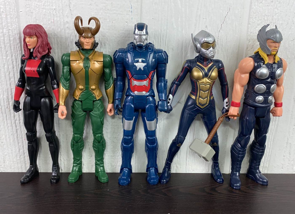 used Marvel Action Figure, 5 pack