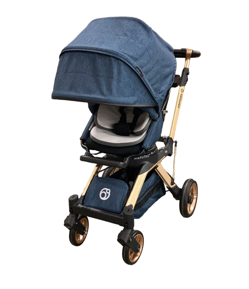 used Orbit Baby G5 Stroller, Melange Navy , Gold, 2022