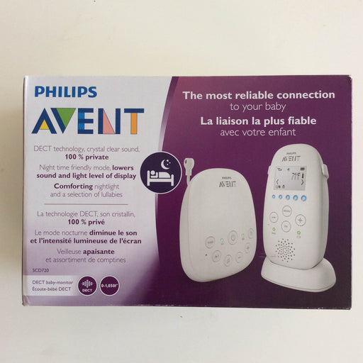 used Philips Avent DECT Baby Monitor With Temperature Sensor