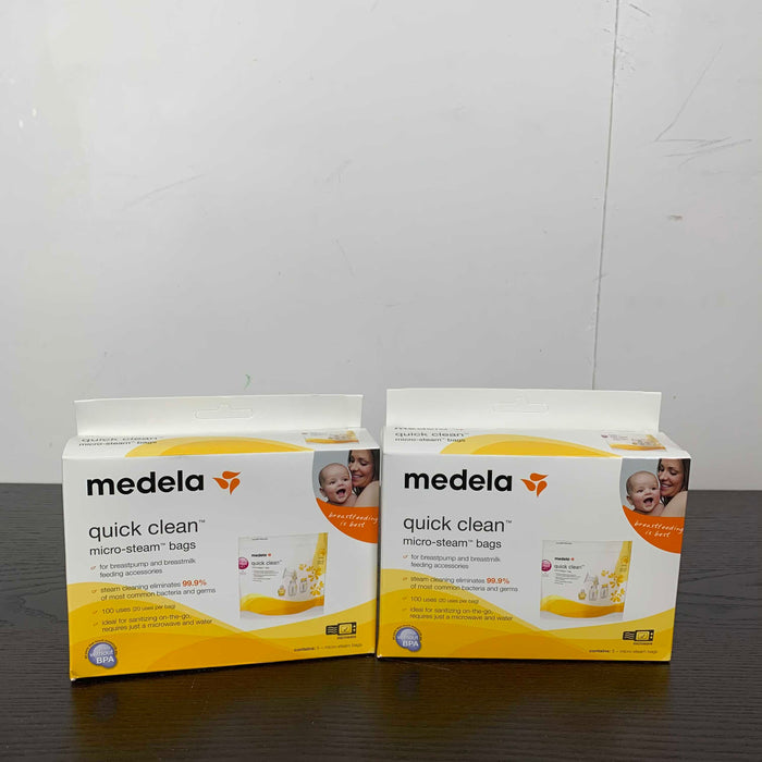 used Medela Quick Clean Micro Steam Bags