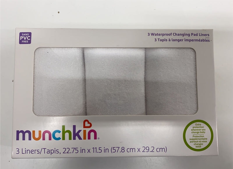 Munchkin Changing Pad Liners, 3Pack