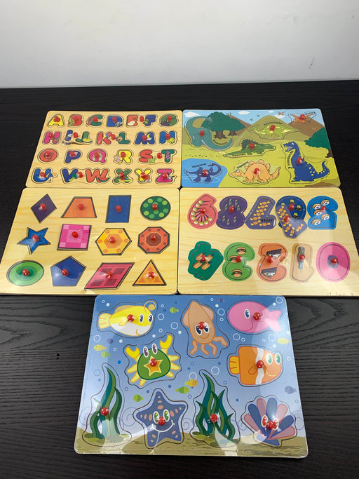 used BUNDLE Wooden Puzzles