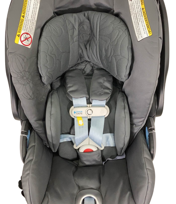 cybex simply flowers grey Cybex Cloud Q Infant Car Seat with SensorSafe, Simply Flowers Grey, 20