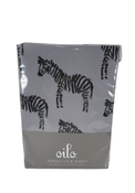 used Oilo Studios Jersey Crib Sheet, Zebra