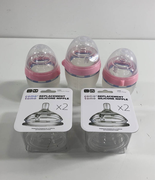 Shop Comotomo Baby Bottle Bundle Gift Set, Pink at GoodBuy Gear