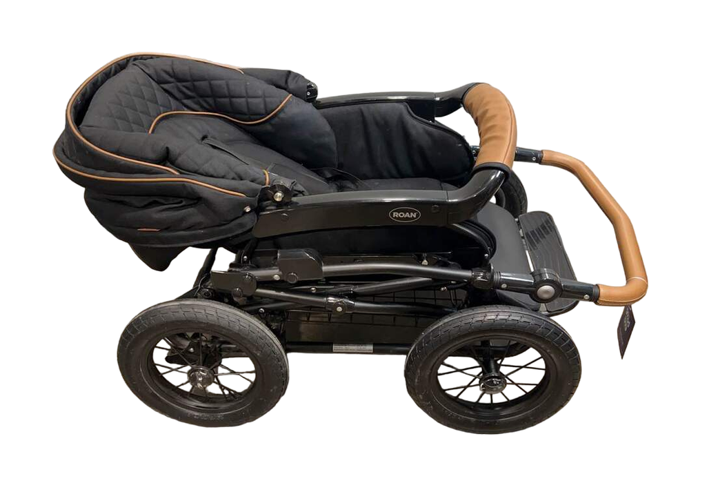 secondhand Roan Rocco Classic Pram Stroller With Bassinet