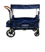 secondhand Wonderfold X2 Push + Pull Double Stroller Wagon, 2022, Sapphire Navy