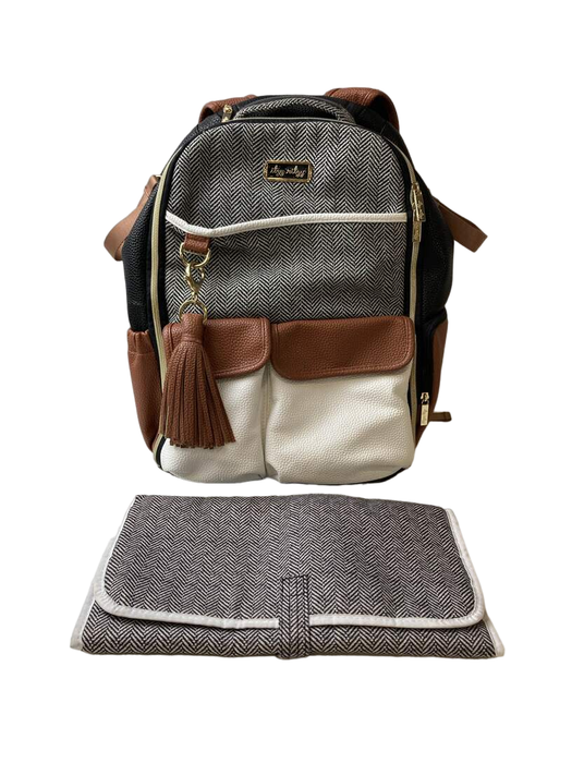 Shop Itzy Ritzy Boss Backpack Diaper Bag, Coffee & Cream at GoodBuy Gear