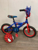 used Huffy Spider-Man Bike, 14”, And Helmet