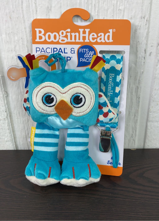 used BooginHead PACIPAL PACIFIER STUFFED ANIMALS, Owl