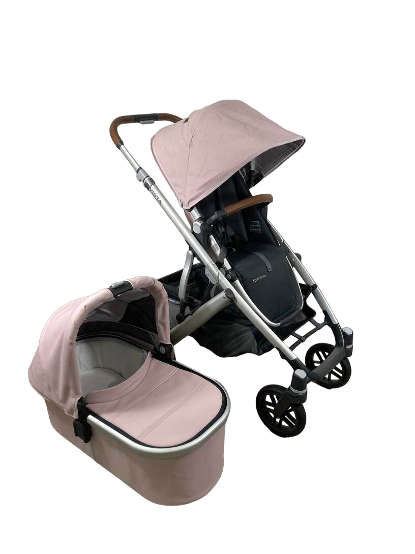 uppababy g luxe parts UPPAbaby VISTA V2 Double Stroller, 2022, Alice (Dusty Pink)