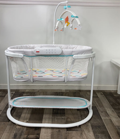 used Fisher Price Smart Connect Soothing Motions Bassinet