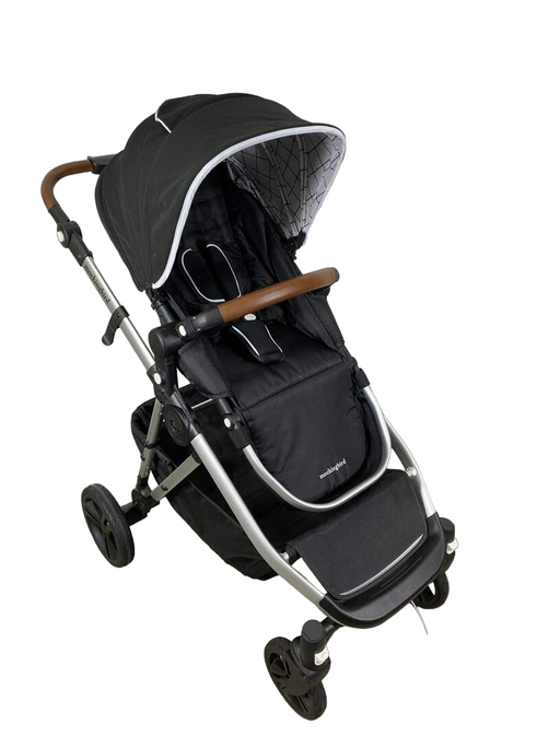 used Mockingbird Single to Double Stroller, 2023, Silver with Penny Leather, Windowpane, Black