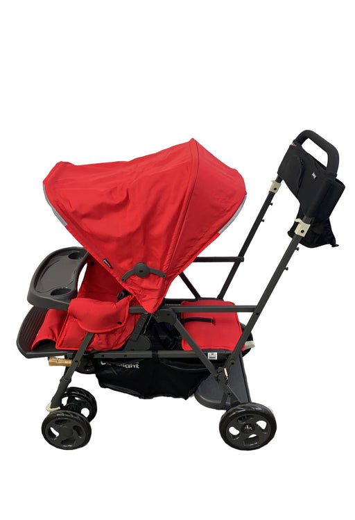 secondhand Joovy Caboose Ultralight Graphite Stroller, 2022, Red