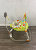 secondhand Fisher Price SpaceSaver Jumperoo Activity Center, Woodland Friends