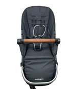 Shop Mockingbird 2nd Seat Kit with Extendable Canopy, Black, Windowpane, Silver With Penny Leather at GoodBuy Gear