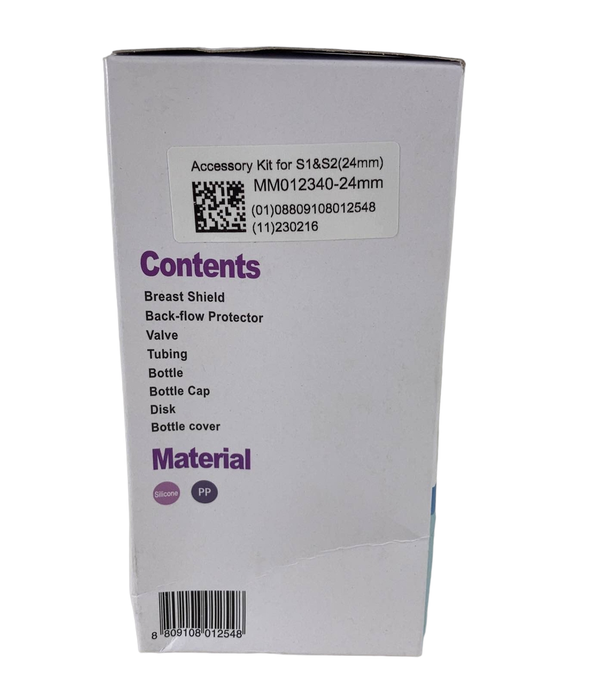 secondhand Spectra Baby 24mm Premium Breast Pump Accessory Kit