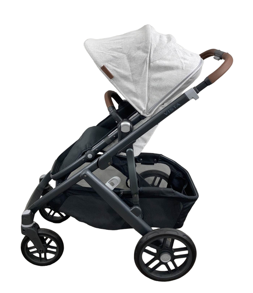 secondhand UPPAbaby VISTA V2 Stroller, 2022, Anthony (White & Grey Chenille)