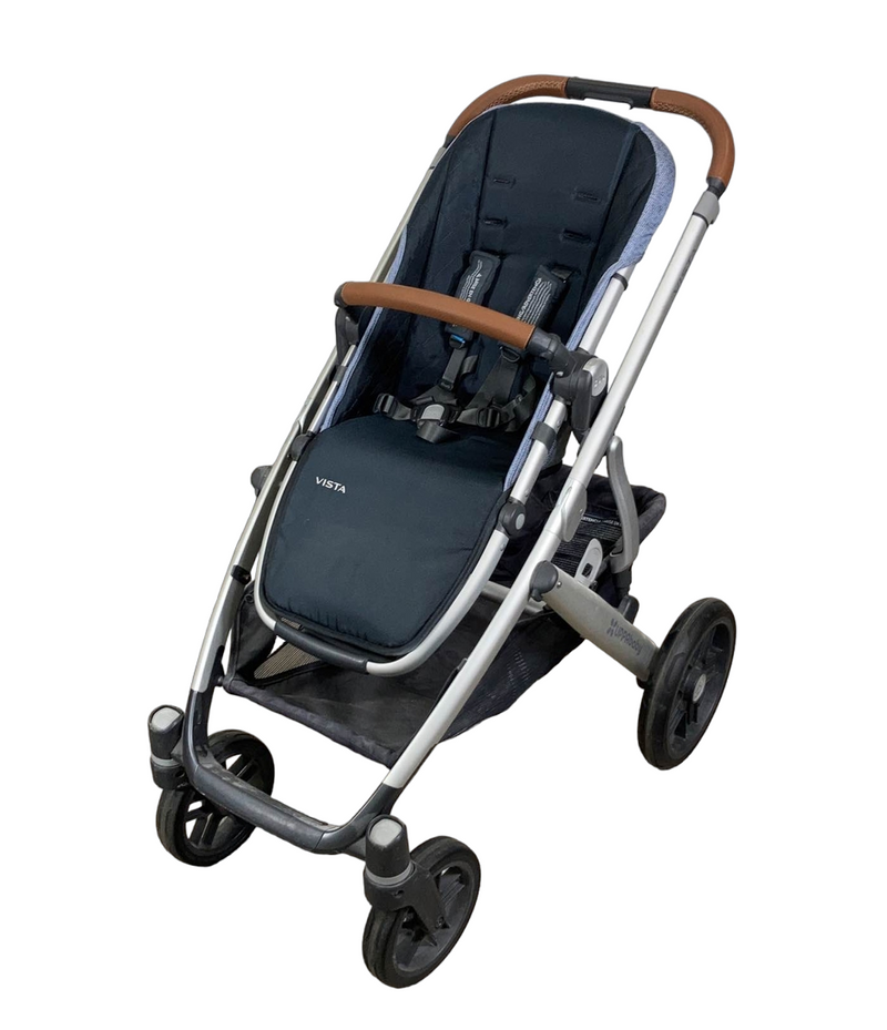 uppababy vista double henry UPPAbaby VISTA Stroller, Henry (Blue Marl), 2017