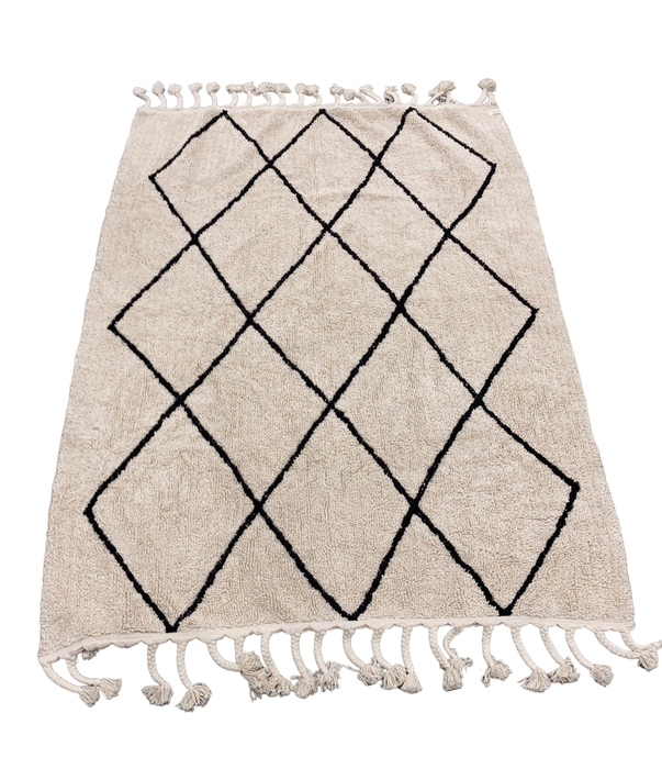 Shop Lorena Canals Bereber Rug M 4’ 8” x 6’ 7” at GoodBuy Gear