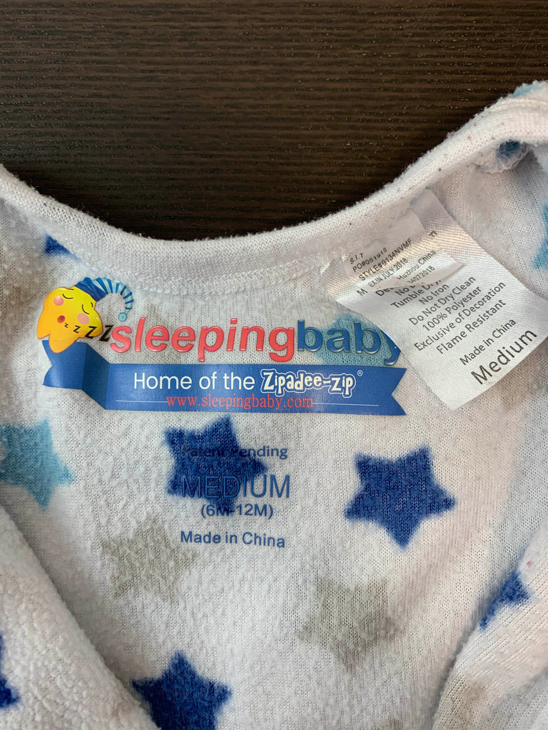 Sleeping Baby ZipadeeZip Sleep Sack, Fleece, Medium