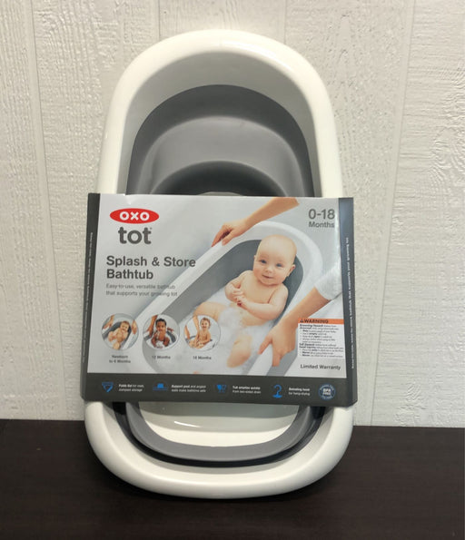 used OXO Tot Splash & Store Baby Bathtub