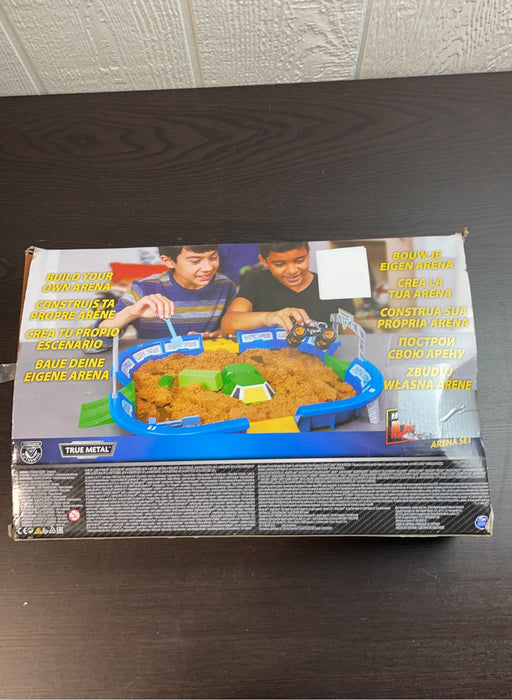 secondhand Monster Jam Dirt Arena 24" Playset