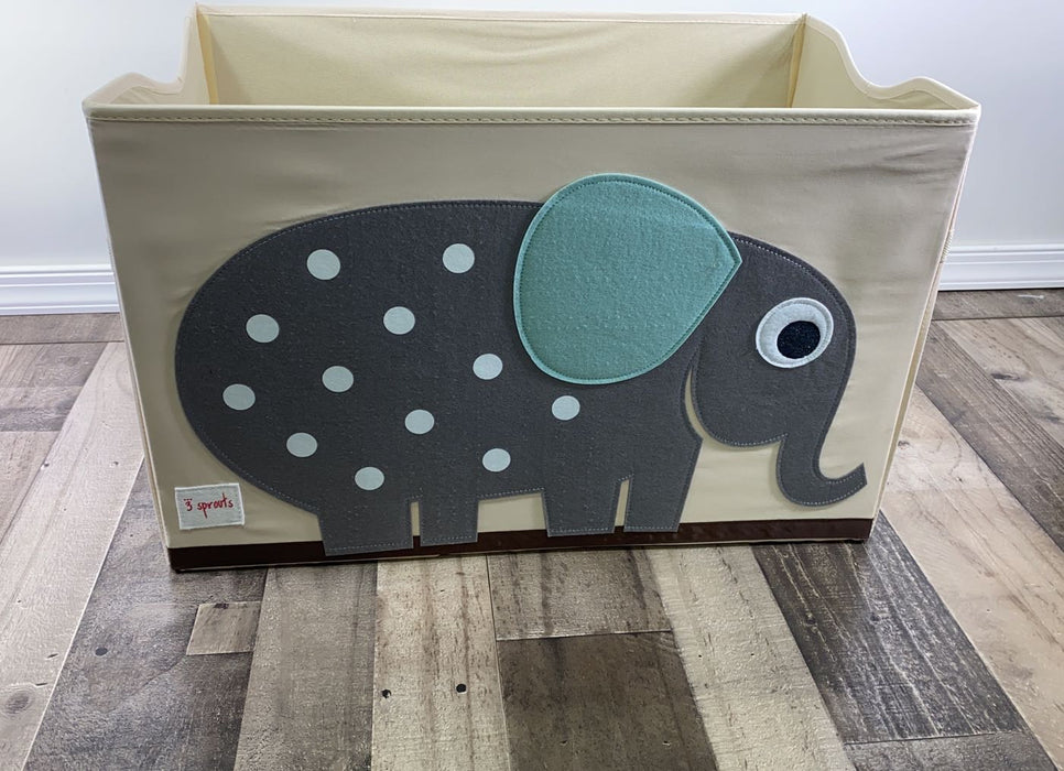 used 3 Sprouts Toy Chest, Elephant