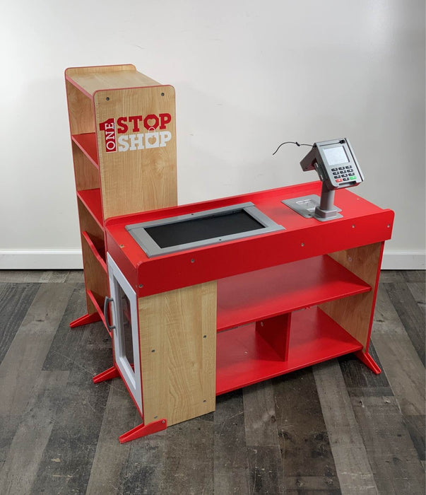 used Melissa & Doug Deluxe One Stop Shop Play Store Set