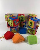 secondhand Melissa & Doug K’s Kids Match & Build Soft Blocks