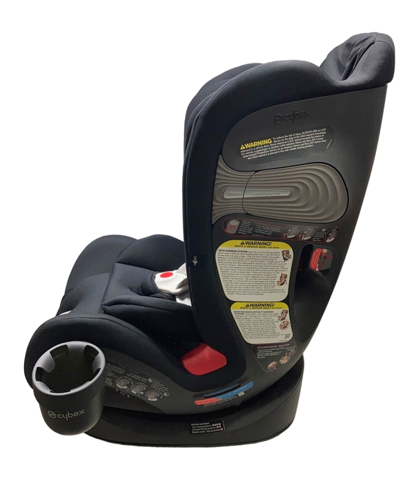 secondhand Cybex Eternis S All-In-One Car Seat with SensorSafe, 2021, Lavastone Black