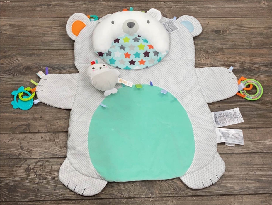 secondhand Bright Starts Tummy Time Prop & Play Mat, Polar Bear