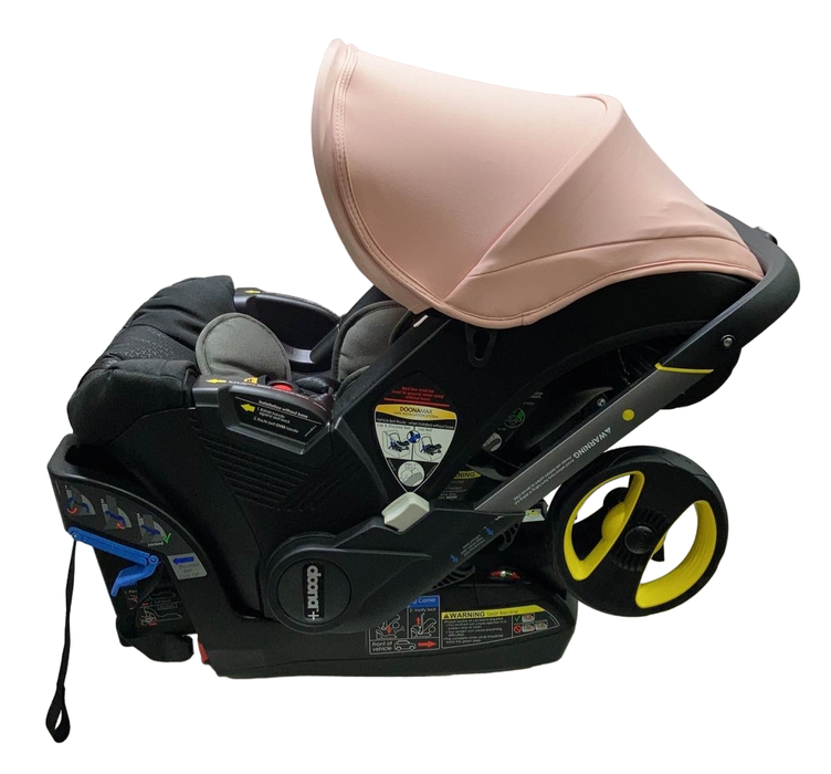 secondhand Doona Infant Car Seat & Stroller Combo, 2023, Blush Pink