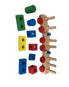 secondhand Melissa & Doug Stacking Train Toddler Toy