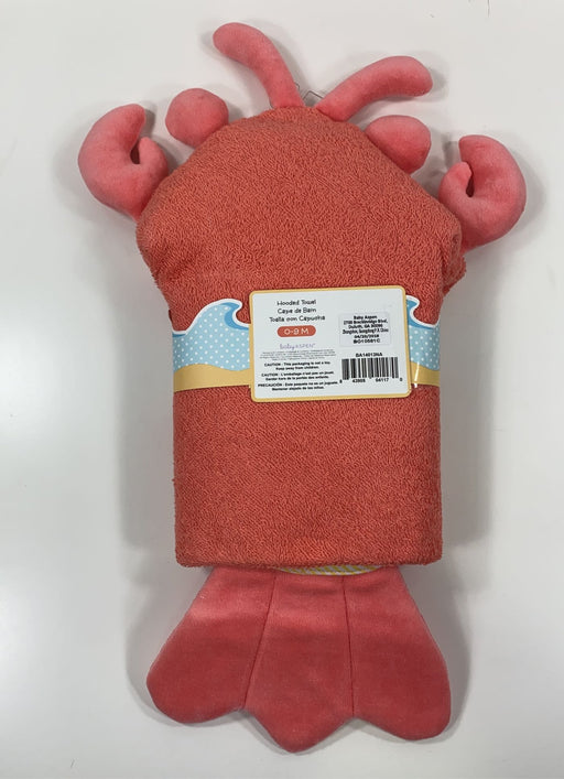 secondhand Baby Aspen Hooded Towel, Lobster Laughs