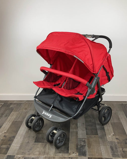 used Joovy Scooter X2 Double Stroller, Red, 2018