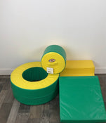 Shop Foamnasium Foam Blocks, | Color: Green & Yellow at GoodBuy Gear
