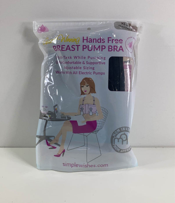Shop Simple Wishes Hands Free Pumping Bra, XS-L, Black at GoodBuy Gear